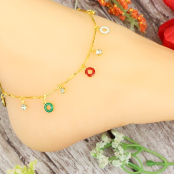 "Dainty Anklet for Women – Elegant Everyday Jewelry & Perfect Gift | MLCRC1310 - Picture 6 of 10